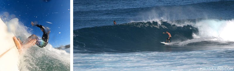 surfing Hookipa